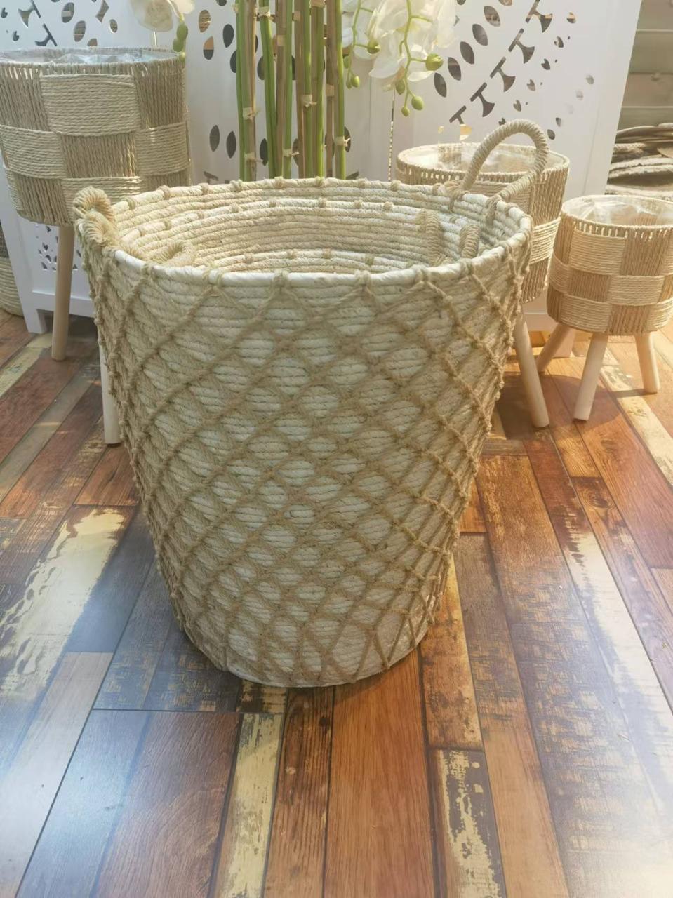 High Quality Set of 3 Stackable handmade baskets 🧺  | - Elegant Households KE