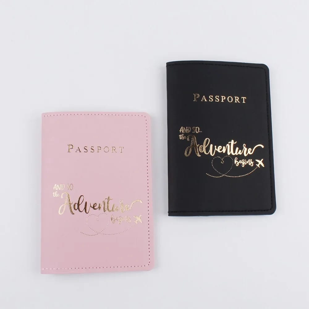 High quality trendy PU leather passport cover/holder | - Elegant Households KE