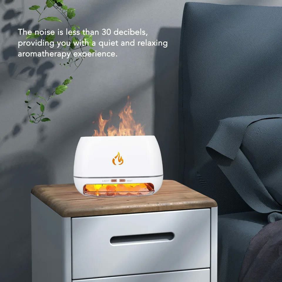 Himalayan Salt diffuser lamp with cool mist | - Elegant Households KE