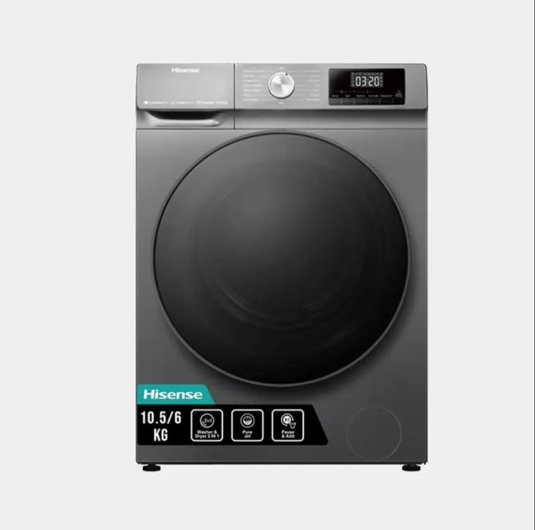 Hisense Washing Machine Front Load 10.5 KG Washer 6KG Dryer | - Elegant Households KE