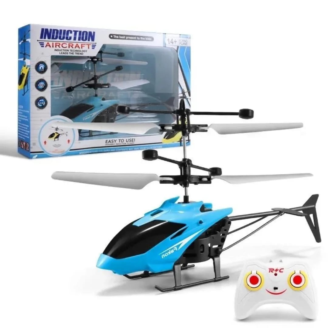 Induction Flight Helicopter | Hand Controlled Flying Toy | - Elegant Households KE