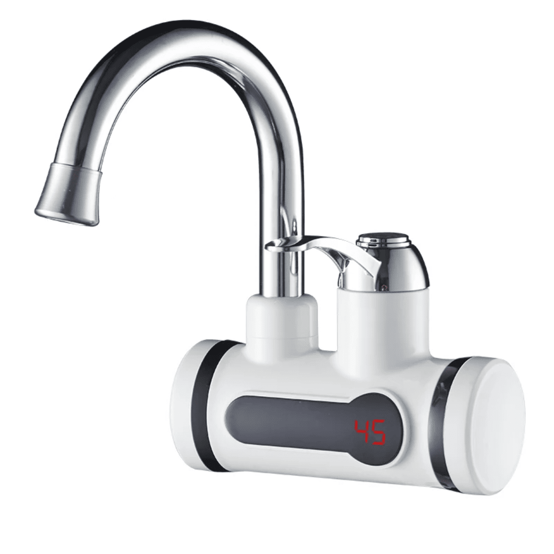 Instant Hot Water Faucet 3000W with LED Display | - Elegant Households KE