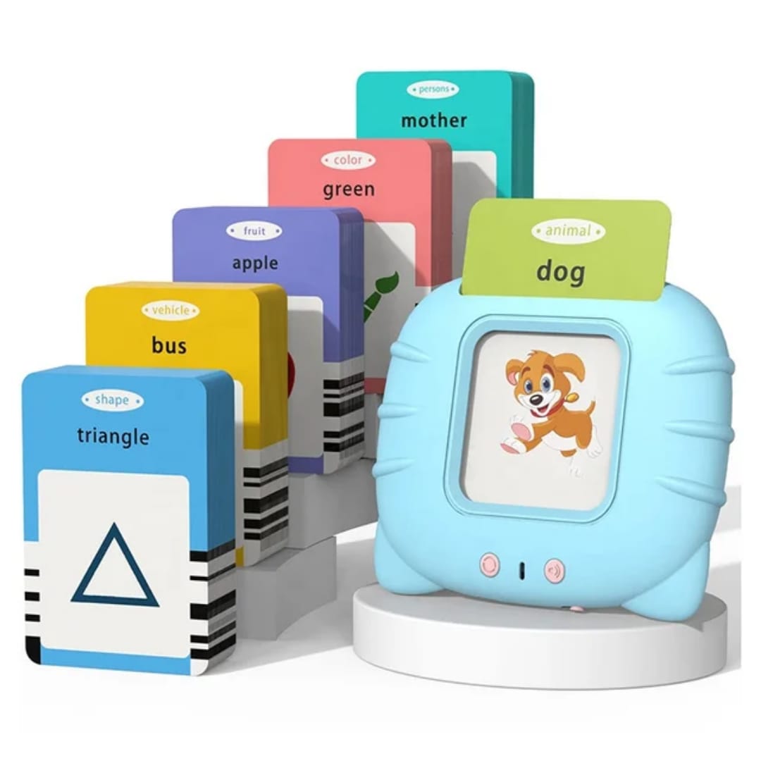 Interactive Learning Flash Cards Toy | Pink & Blue | - Elegant Households KE