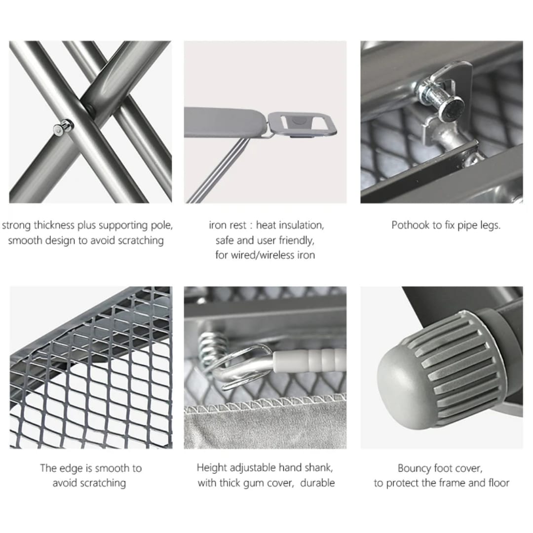 Ironing Board - Adjustable 13×43 Inch Ironing Stand for Home Use