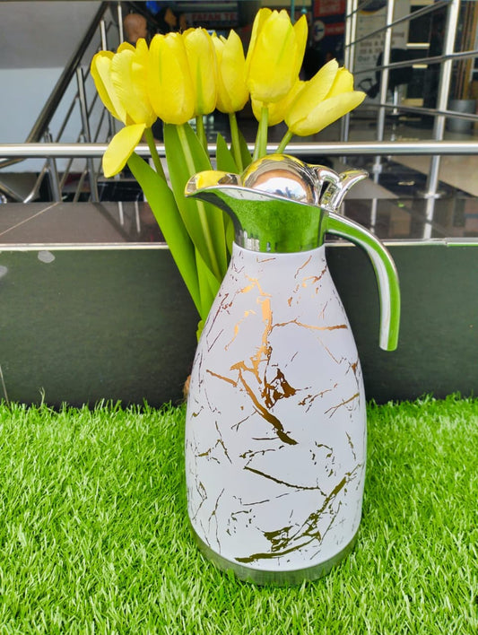 Jp flask 2:0 ltrs Marble white | - Elegant Households KE