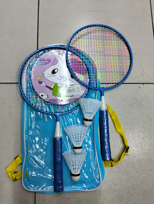Junior Badminton Racket Set with Shuttlecocks and Bag | - Elegant Households KE