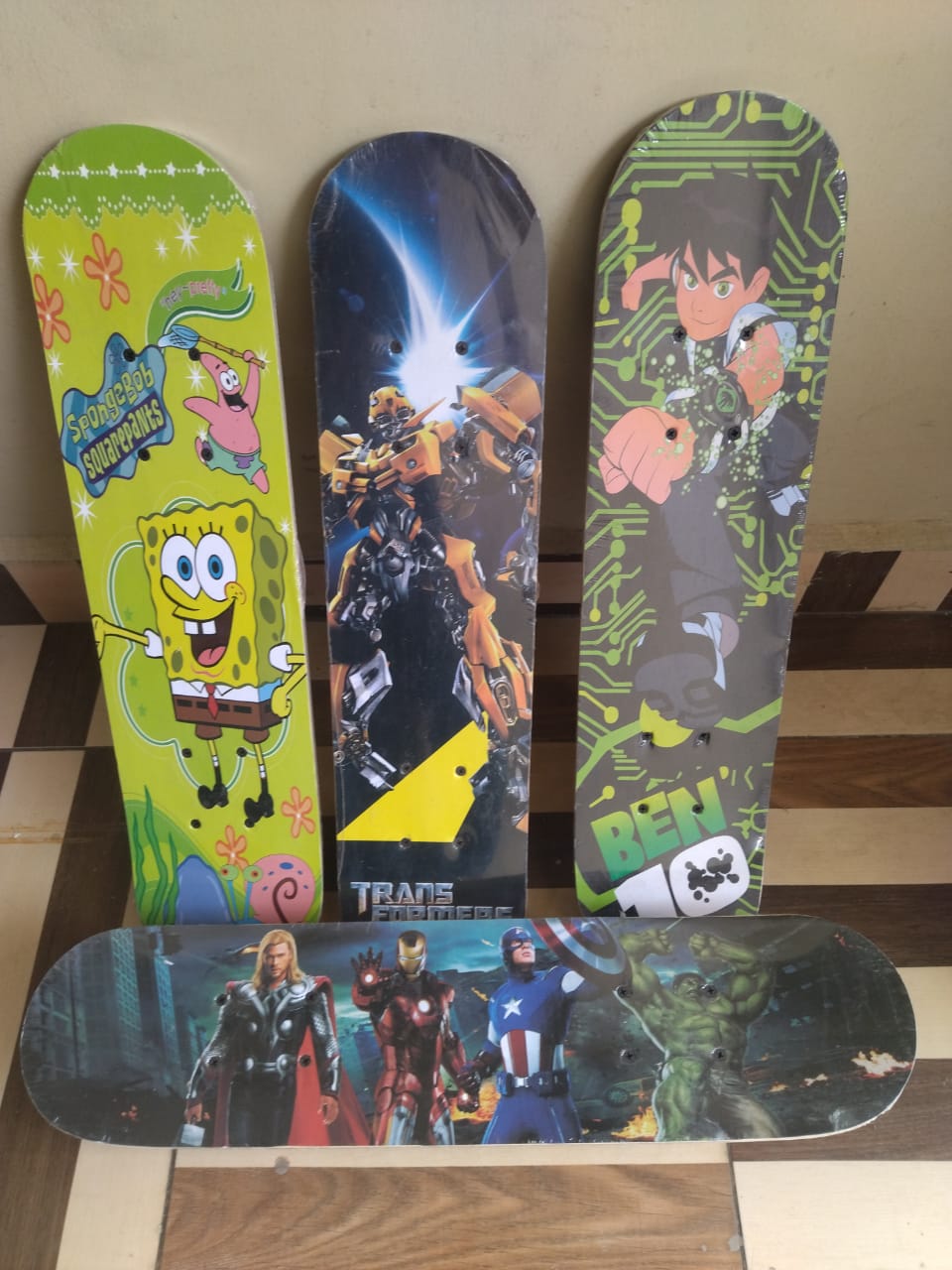 Kids Skateboard with Cartoon Graphics | - Elegant Households KE