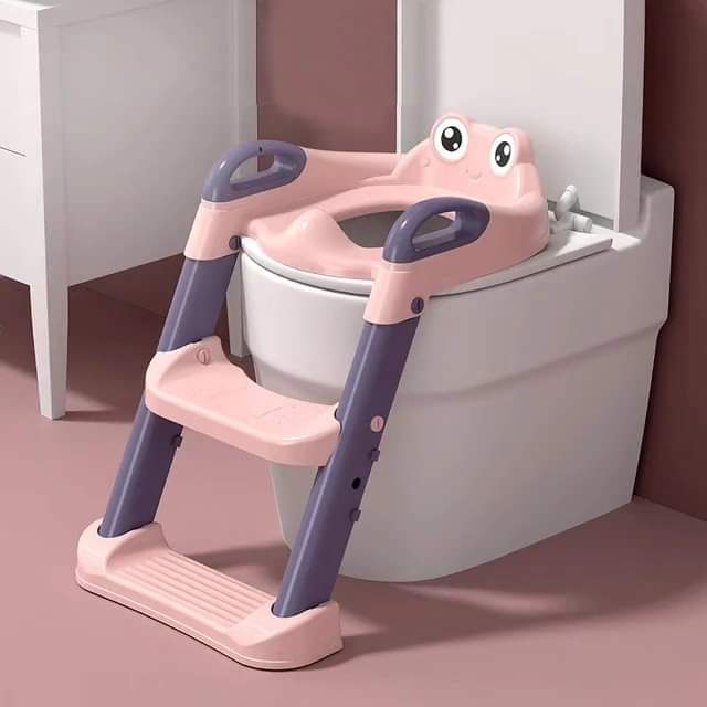 KIDS TRAINING TOILET SEAT TRAINER WITH PVC CUSHION/SOFT PAD | - Elegant Households KE