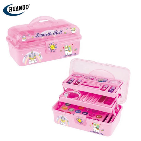 Kids washable makeup set with carry case for girls 5+ | - Elegant Households KE