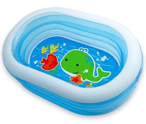 Kids Whale Inflatable Pool 163×107×46 cm – Cute Ocean - Themed Toddler Splash Pool for Backyard & Balcony | - Elegant Households KE