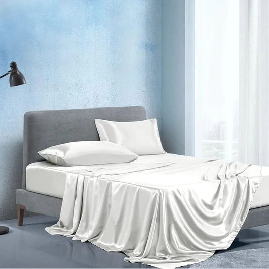 King Size Luxury Silky Soft Mulberry Fitted Bedsheets | - Elegant Households KE