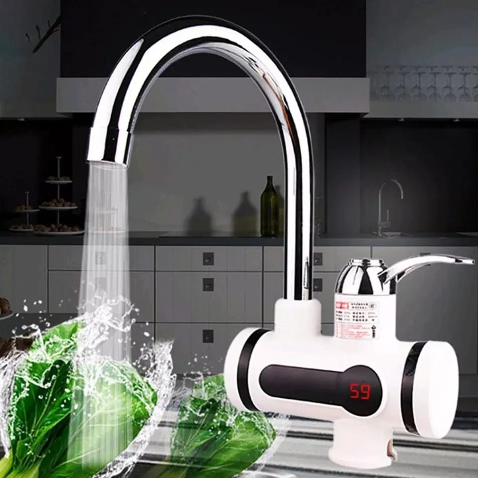 Kitchen Digital Tankless Instant Heater Faucet Hot/Cold Water Tap torneiras . | - Elegant Households KE
