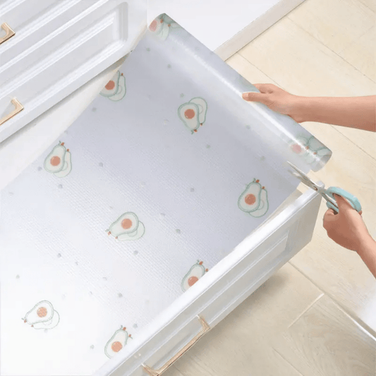 Kitchen drawer liners oil proof moisture cupboard shelf liner mat | - Elegant Households KE
