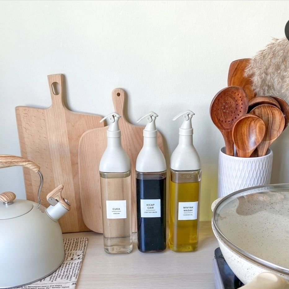 Kitchen Leak - Proof Oil/Vinegar Dispenser | - Elegant Households KE