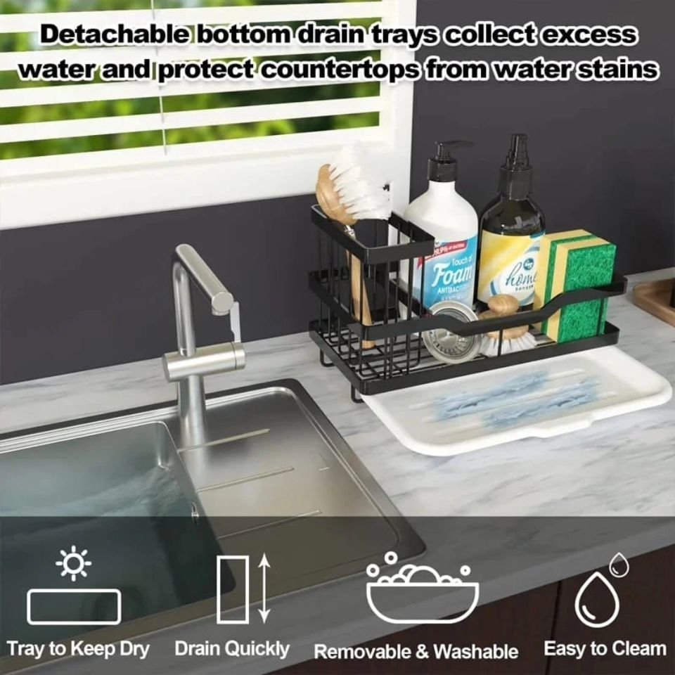 Kitchen Sink Rack Stainless Steel | - Elegant Households KE