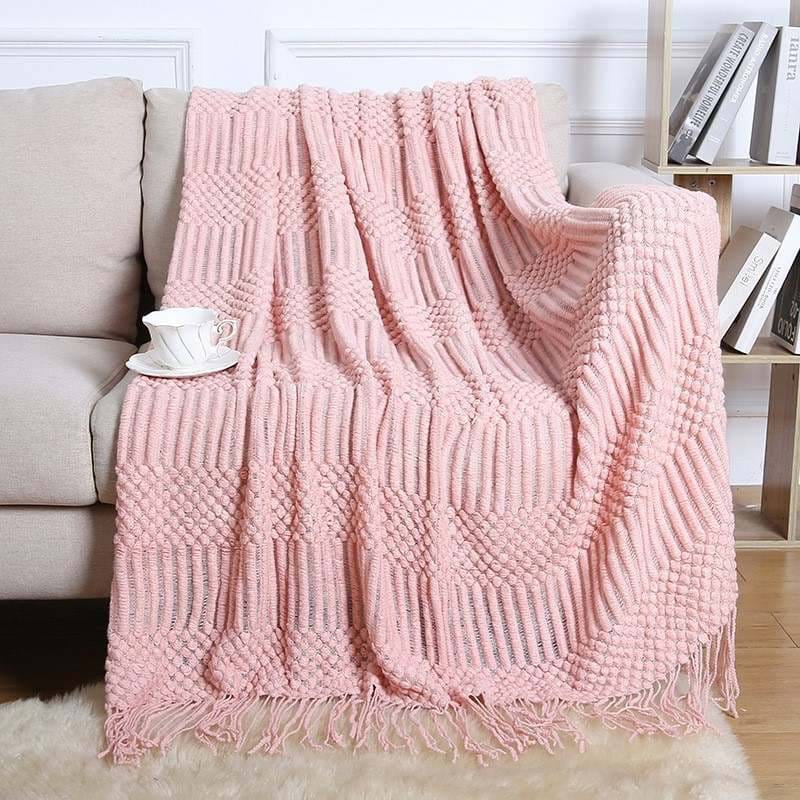 Knitted throw blankets | - Elegant Households KE