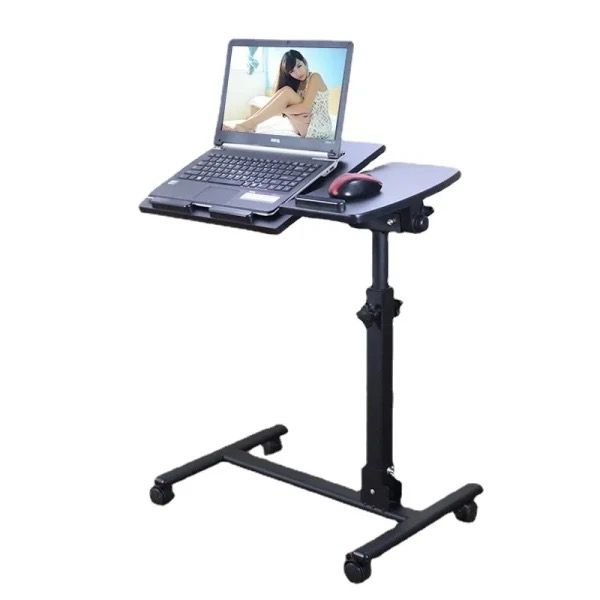 Laptop Stand Adjustable Height – Portable Overbed Table for Home Office