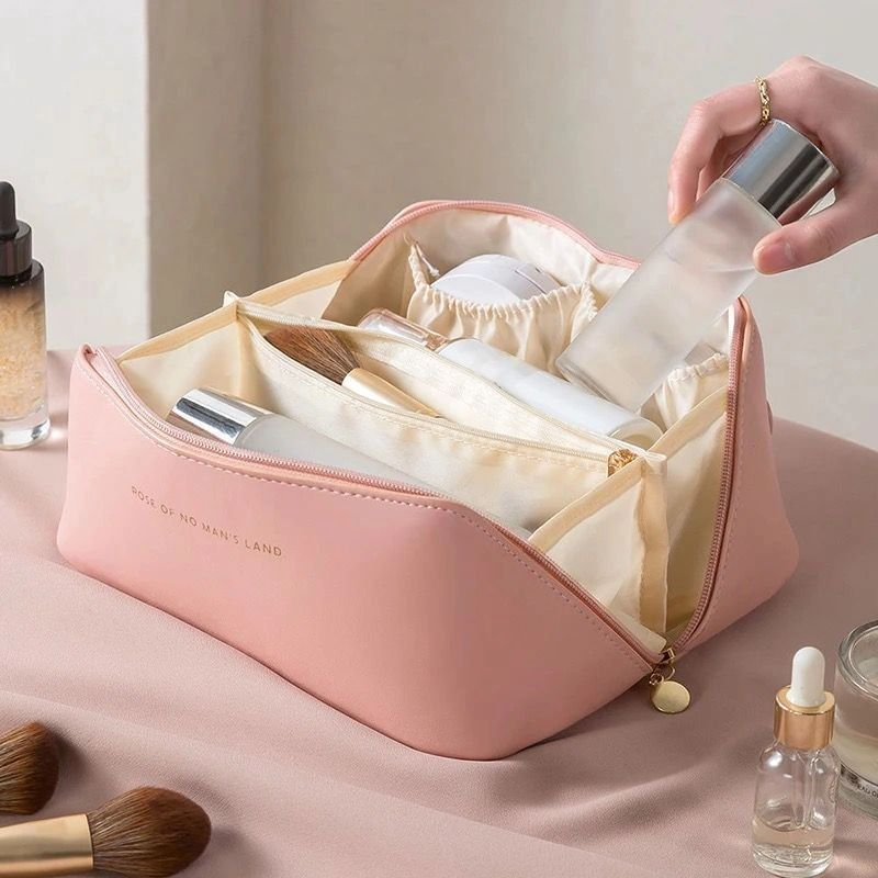 Large capacity Cosmetic Bag Makeup Organizer | - Elegant Households KE