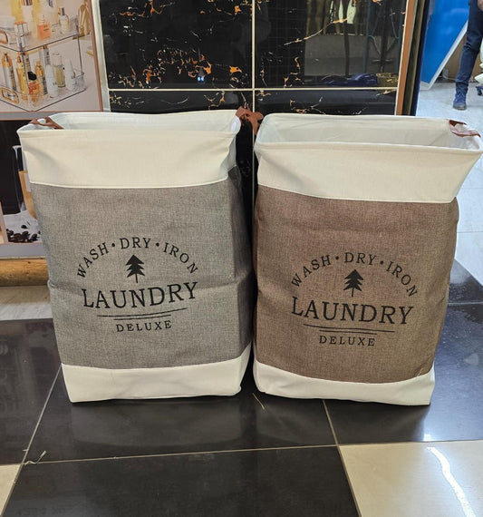 Large capacity Foldable Laundry Deluxe Basket | - Elegant Households KE
