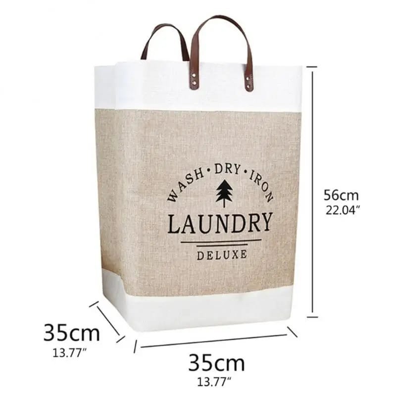 Large capacity Foldable Laundry Deluxe Basket | - Elegant Households KE