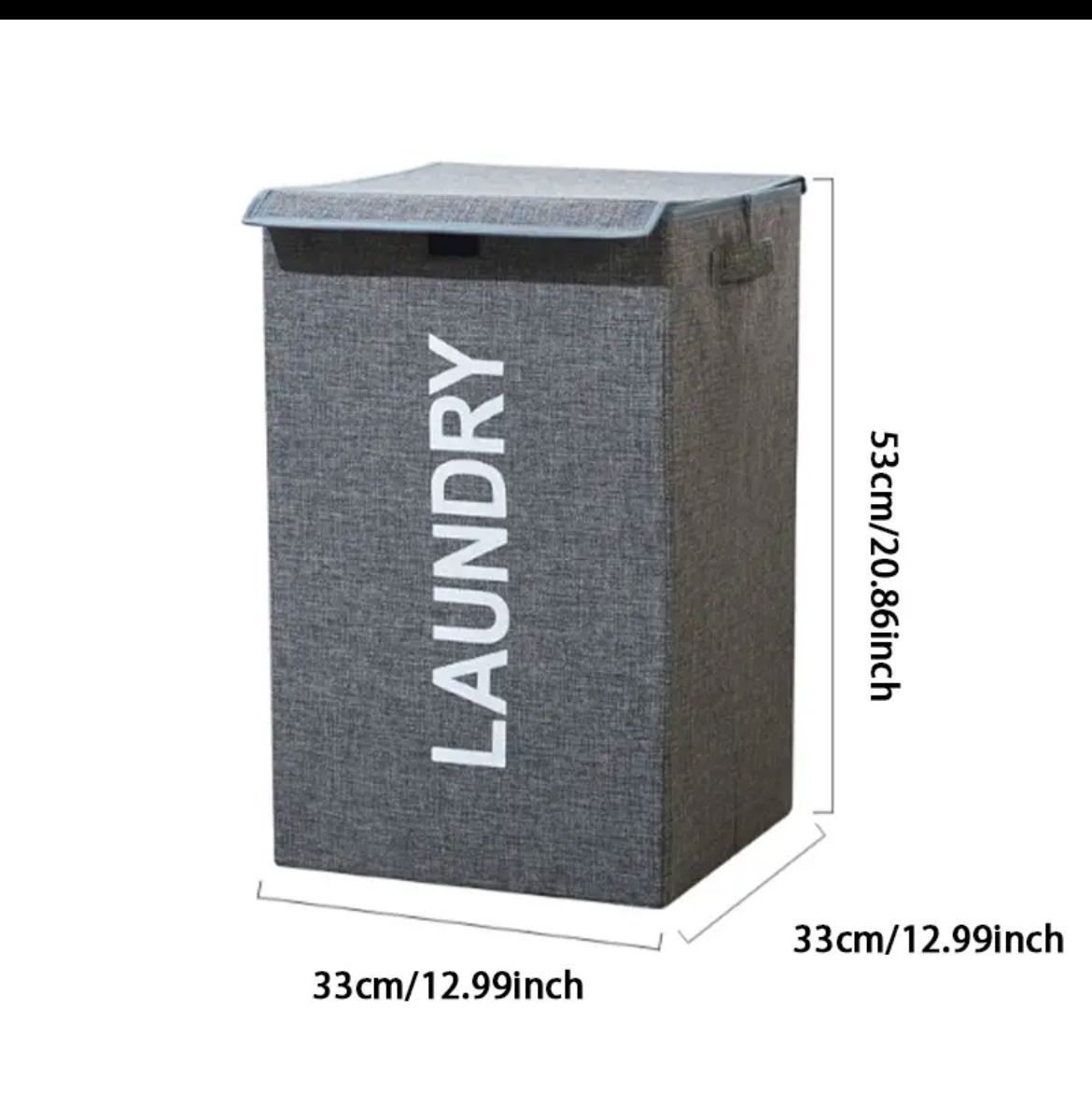 Large Capacity Foldable Laundry Hamper with Handles  | - Elegant Households KE