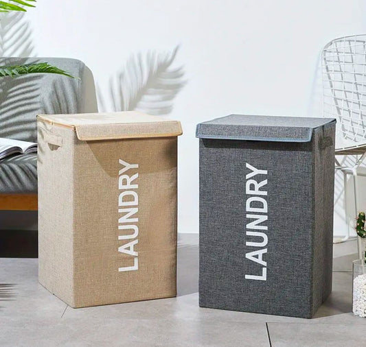 Large Capacity Foldable Laundry Hamper with Handles  | - Elegant Households KE