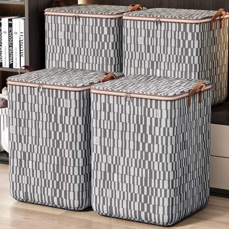 Large Capacity Quilt Duvet/Closet Organizer/Luggage Storage Bags | - Elegant Households KE
