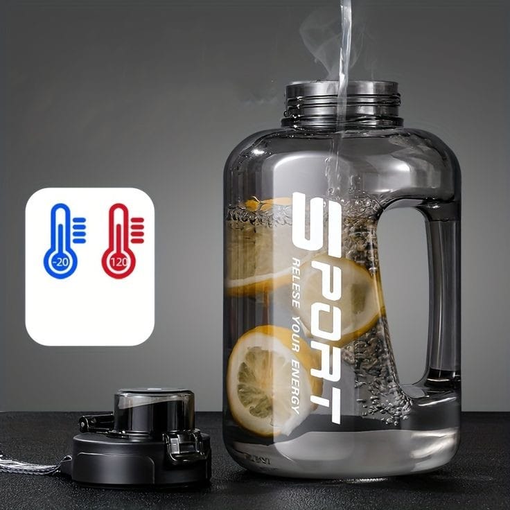 Large Capacity Water Bottle with Flip Lid | - Elegant Households KE
