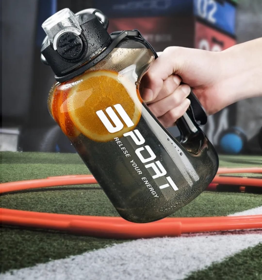 Large Capacity Water Bottle with Flip Lid | - Elegant Households KE