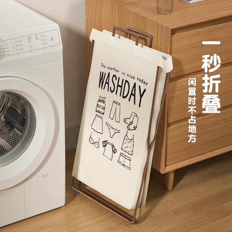 Large collapsible laundry basket | - Elegant Households KE