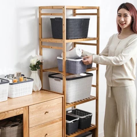 Large Plastic storage basket | - Elegant Households KE