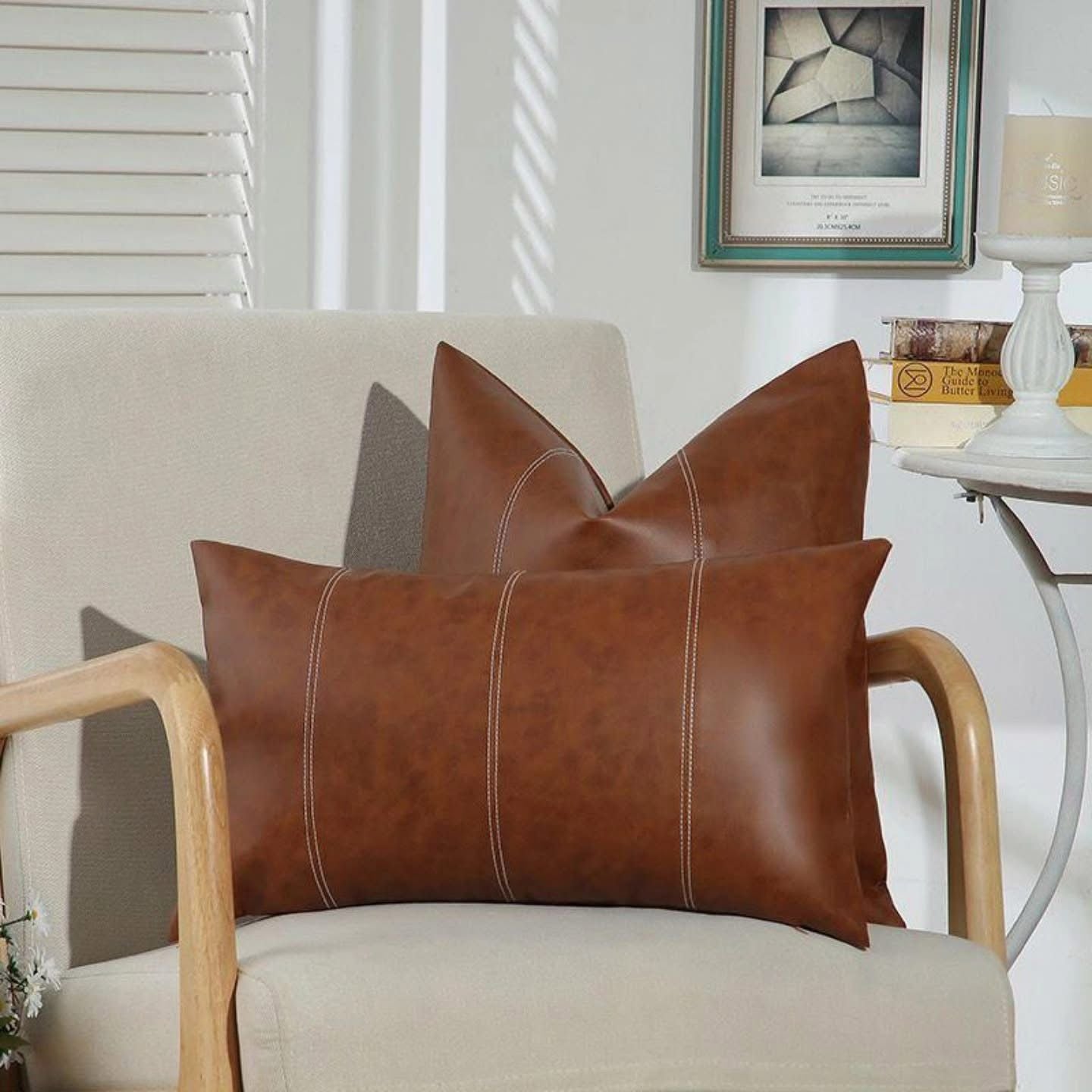 Leather pillow cases | - Elegant Households KE