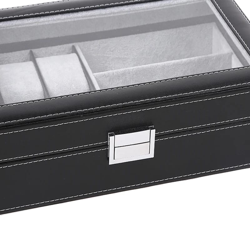 Leather Watch Sunglass Organizer | - Elegant Households KE