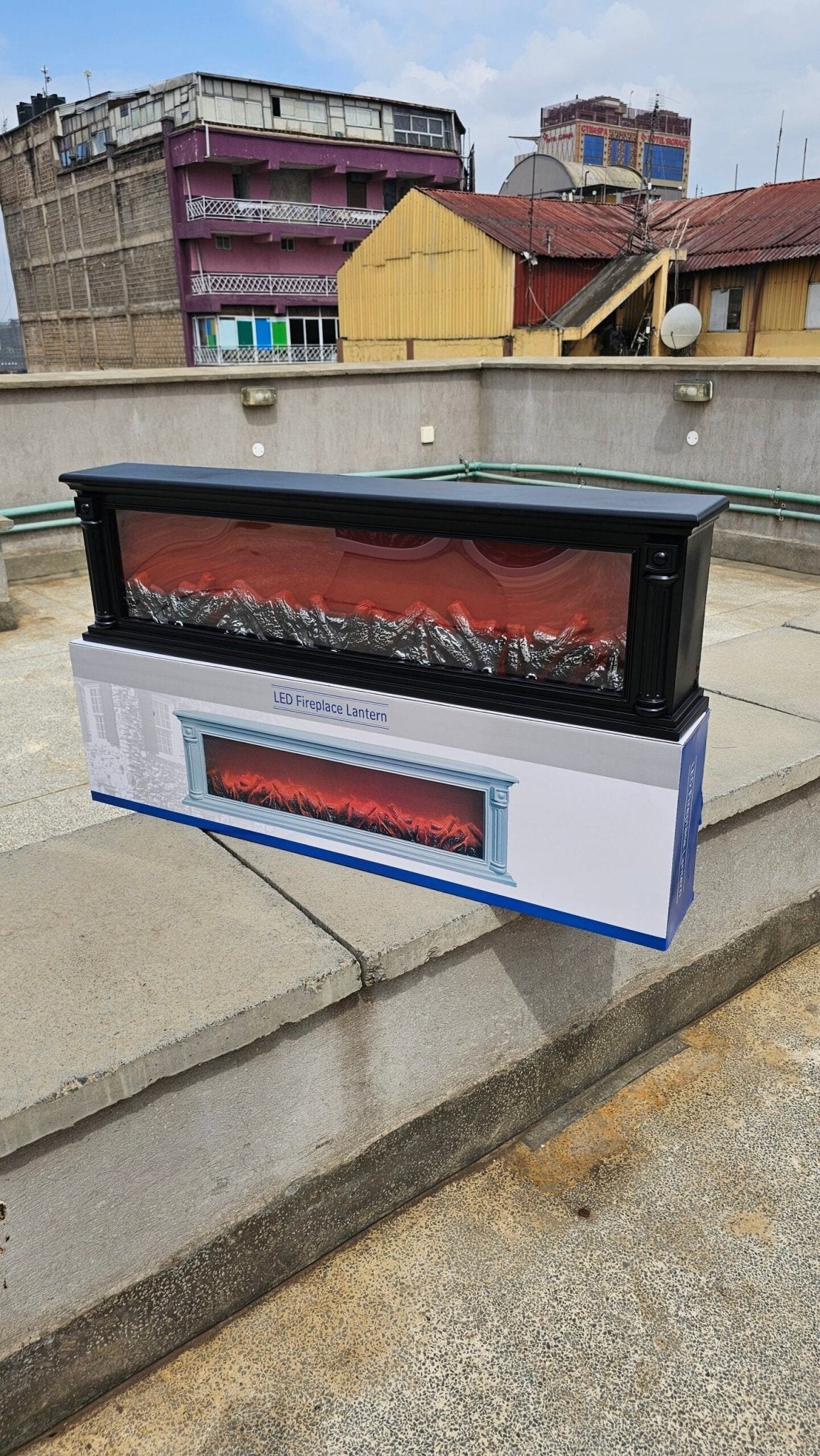 LED Modern Electric Simulated Fireplaces Flame Lamp | - Elegant Households KE