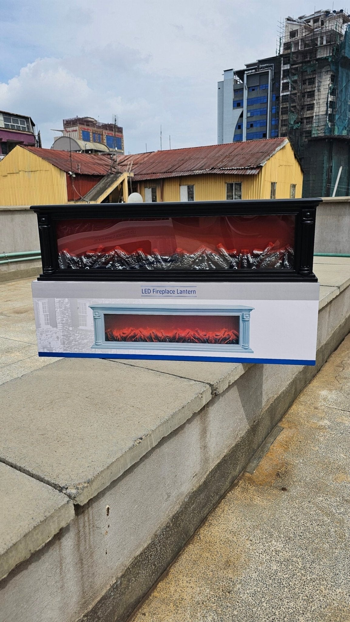 LED Modern Electric Simulated Fireplaces Flame Lamp | - Elegant Households KE
