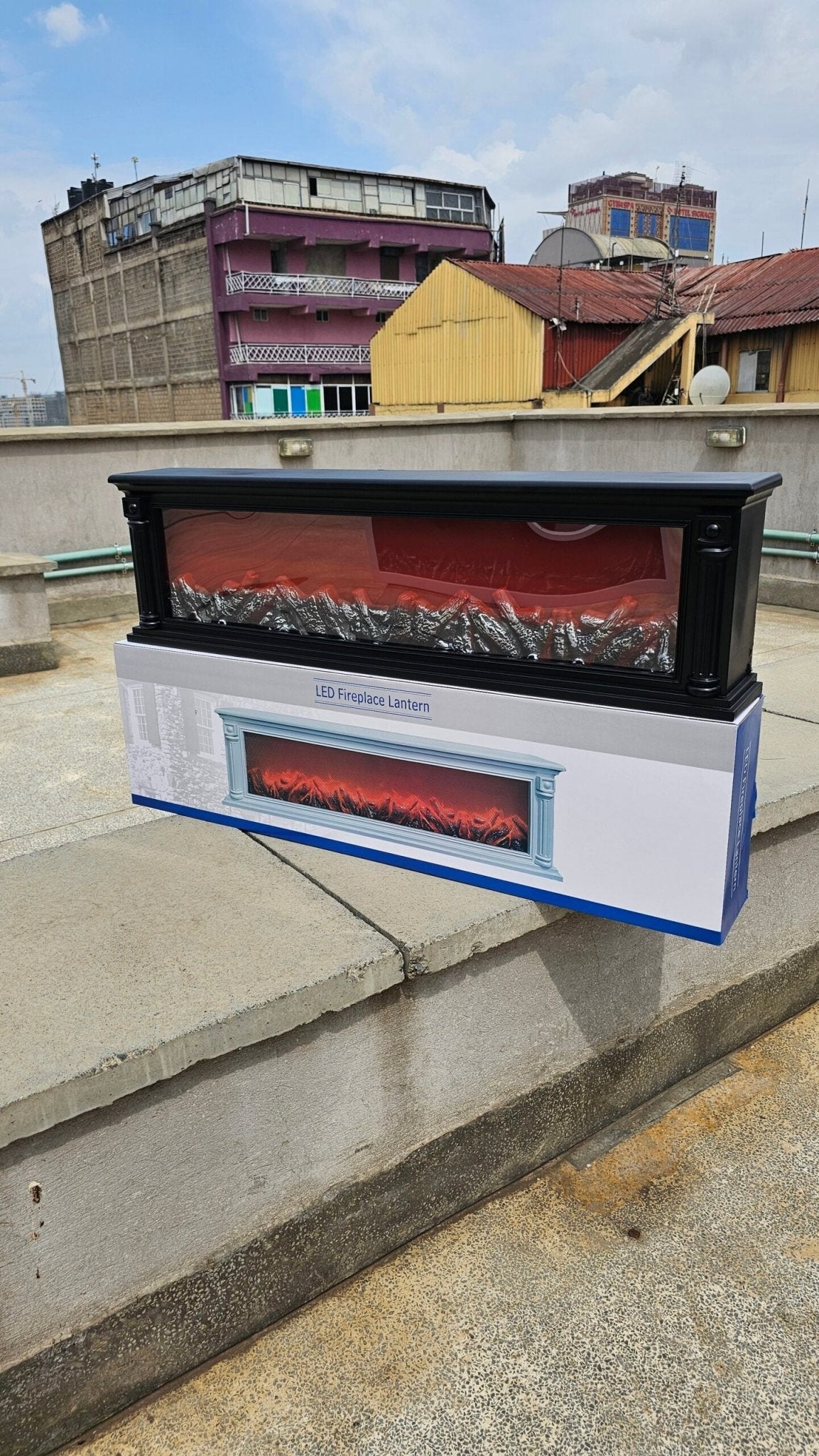 LED Modern Electric Simulated Fireplaces Flame Lamp | - Elegant Households KE