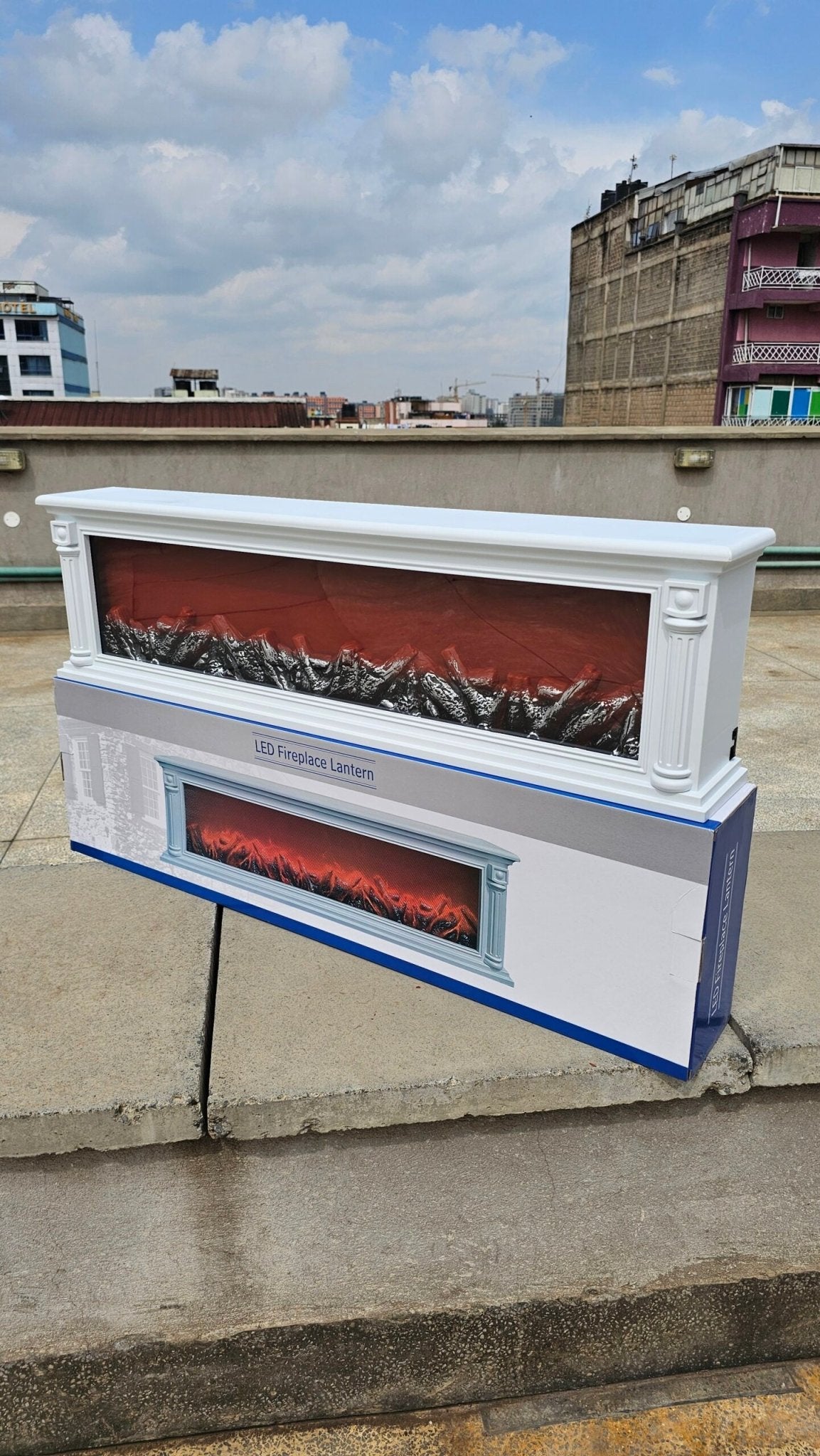 LED Modern Electric Simulated Fireplaces Flame Lamp | - Elegant Households KE