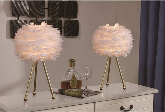 L.E.D Modern Night Feather light | - Elegant Households KE