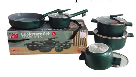 LIFE GRANITE COOKWARE SET | - Elegant Households KE