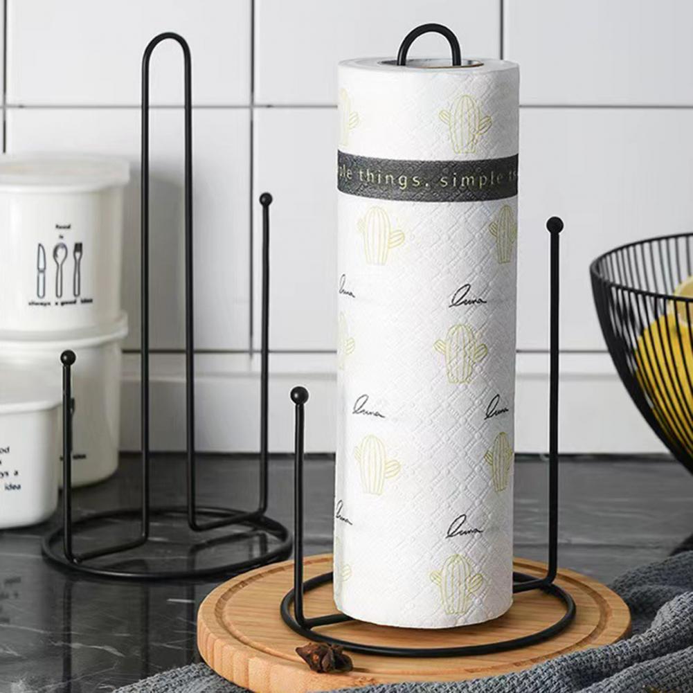 Light luxury metallic paper towel holder | - Elegant Households KE