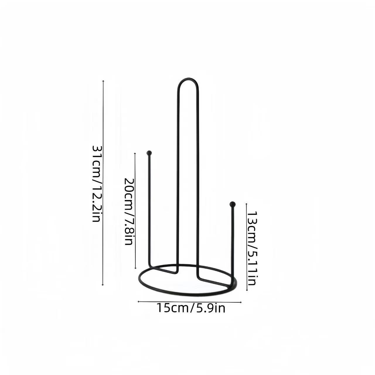 Light luxury metallic paper towel holder | - Elegant Households KE
