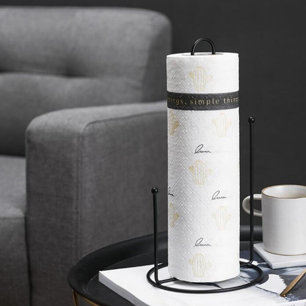 Light luxury metallic paper towel holder | - Elegant Households KE