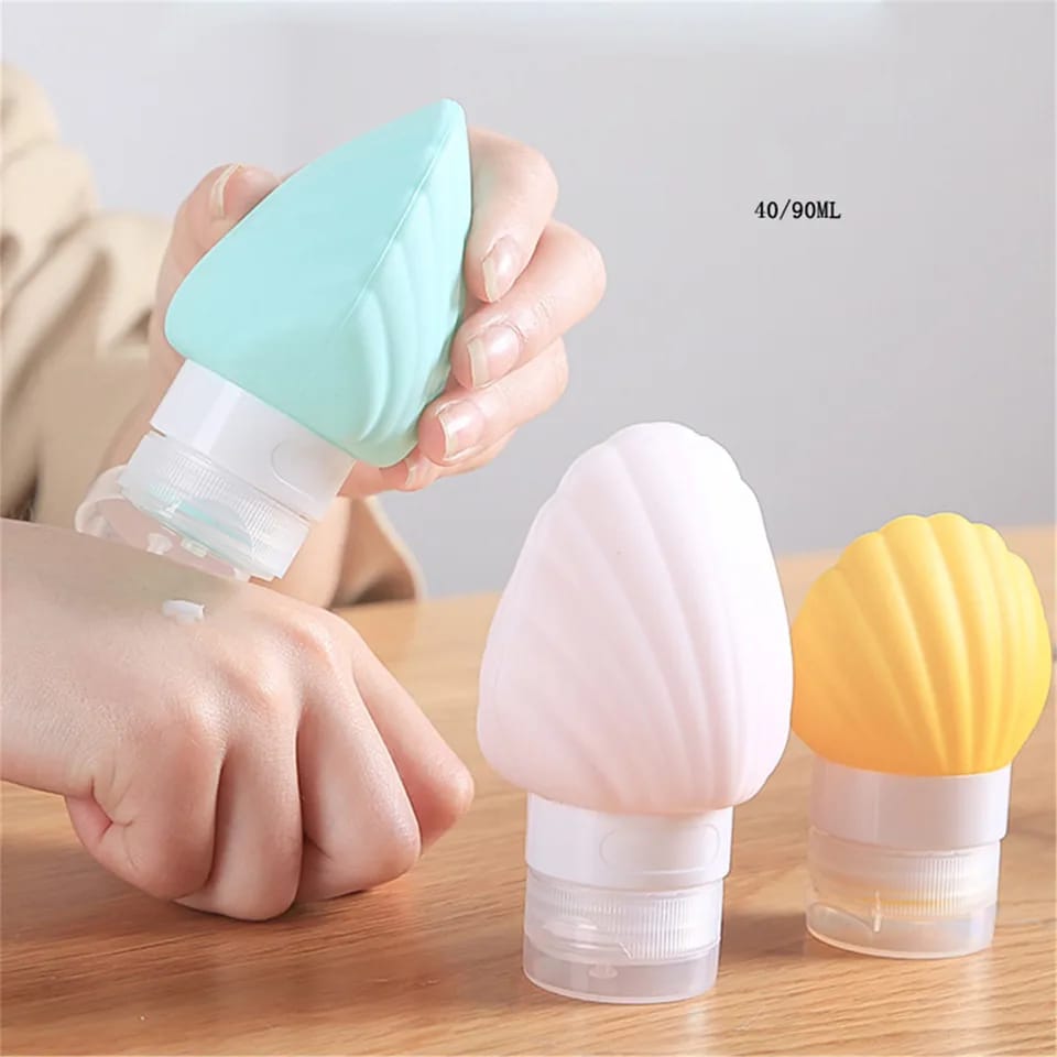 Lotion Soap Small Sample Containers Refillable Bottles Easy To Squeeze | - Elegant Households KE