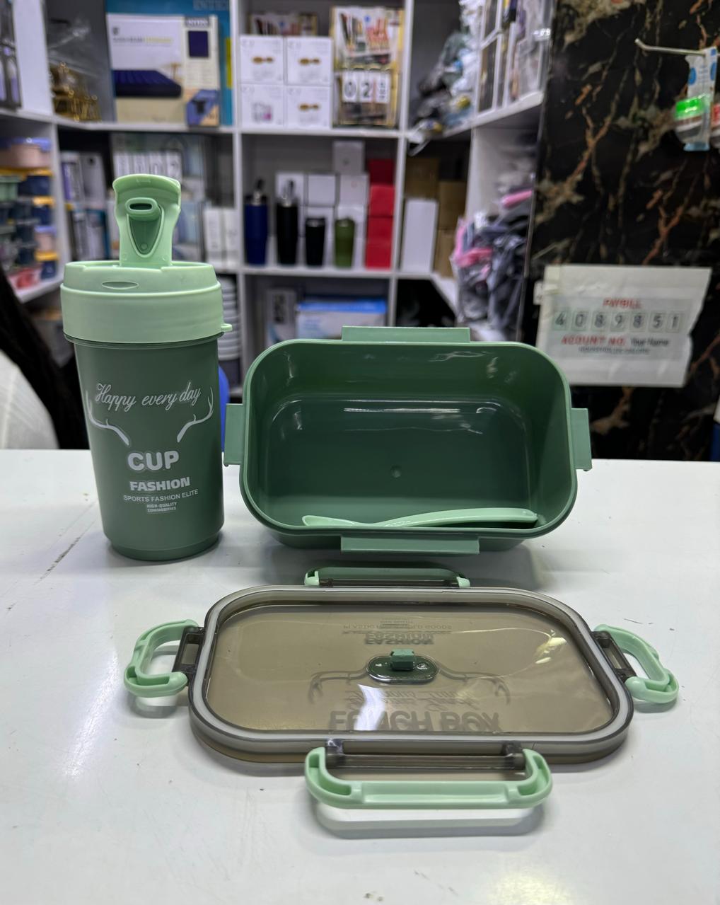 Lunch Box &amp; Tumbler Bottle | - Elegant Households KE