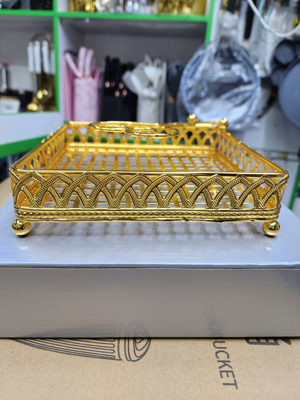Luxury Gold Napkin holder/Serviette holder | - Elegant Households KE