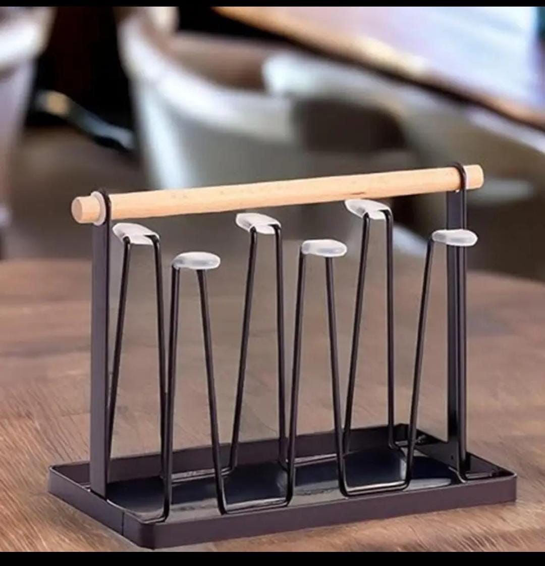 Luxury Iron cup/glass holder rack  | - Elegant Households KE