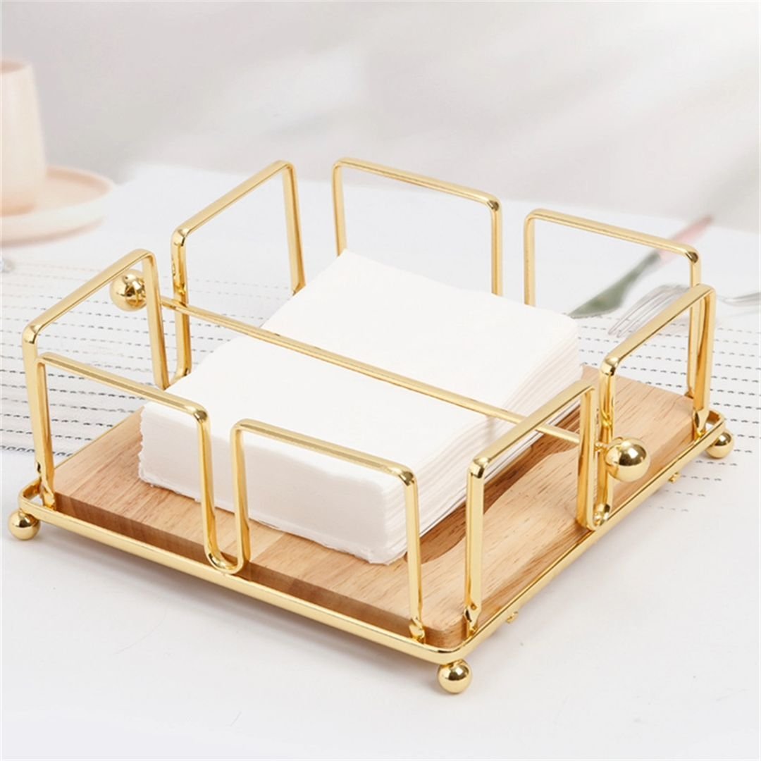 Luxury Metallic Serviette Holder | - Elegant Households KE