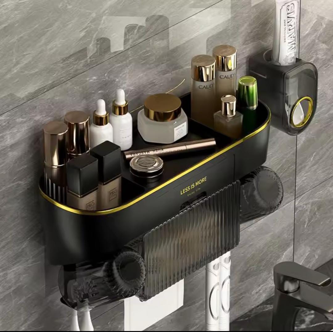 Luxury multifunctional Toothbrush holder and squeezer | - Elegant Households KE
