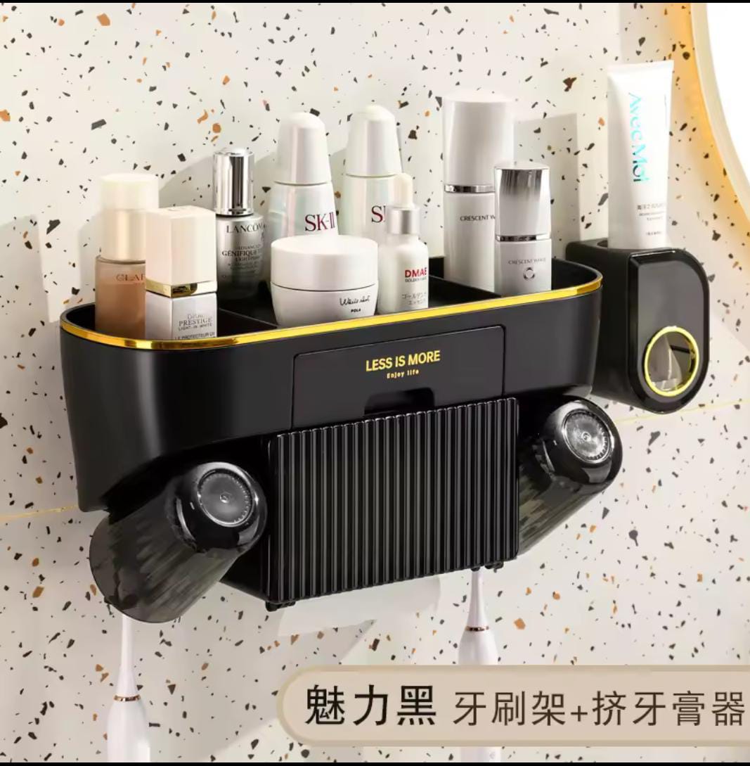 Luxury multifunctional Toothbrush holder and squeezer | - Elegant Households KE