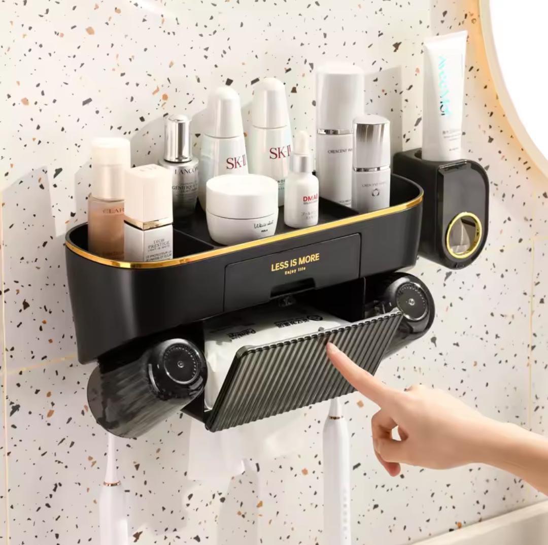 Luxury multifunctional Toothbrush holder and squeezer | - Elegant Households KE